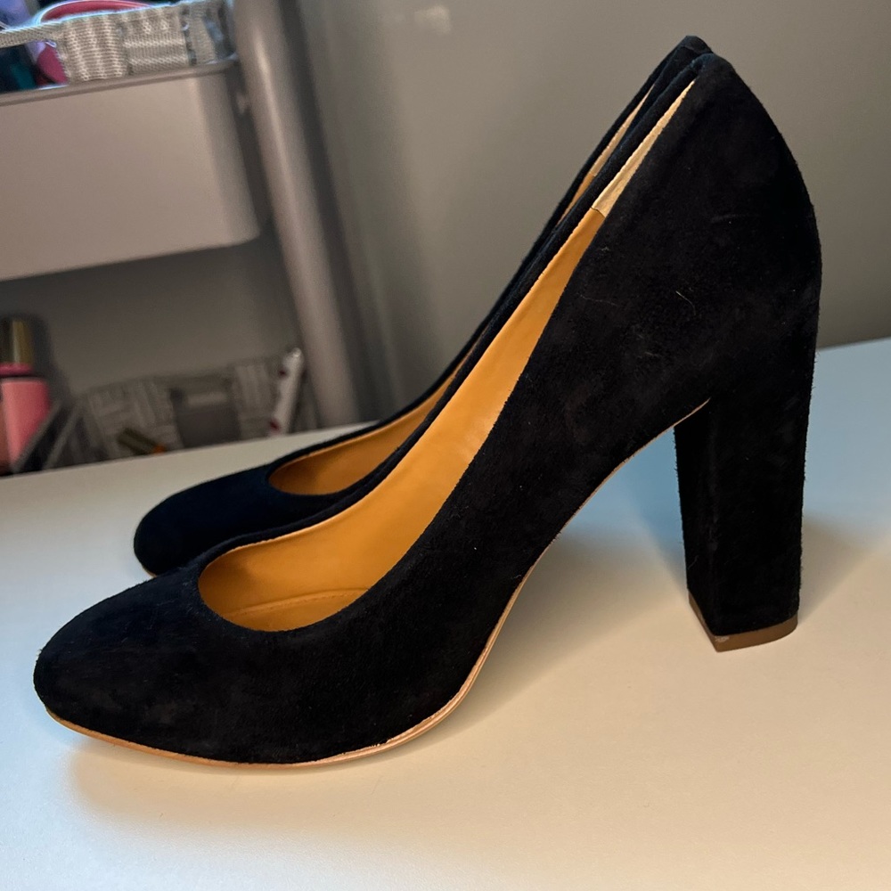 J. Crew womens suede high heel pumps size 8